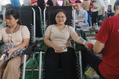 [MN B TÂN THANH] Hưởng ứng phong trào “Hiến máu tình nguyện” do các cấp phát động, tập thể cán bộ, giáo viên, nhân viên trường mầm non B Tân Thanh