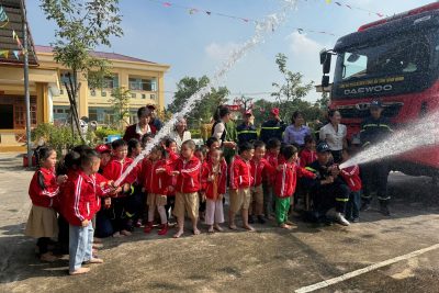 [MN B TÂN THANH] TRƯỜNG MẦM NON B TÂN THANH PHỐI HỢP VỚI CÔNG AN PCCC–CNCH